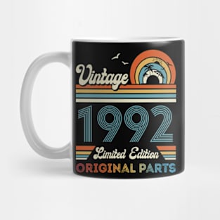 Vintage 1992 32nd Birthday Gift For Men Women From Son Daughter Mug